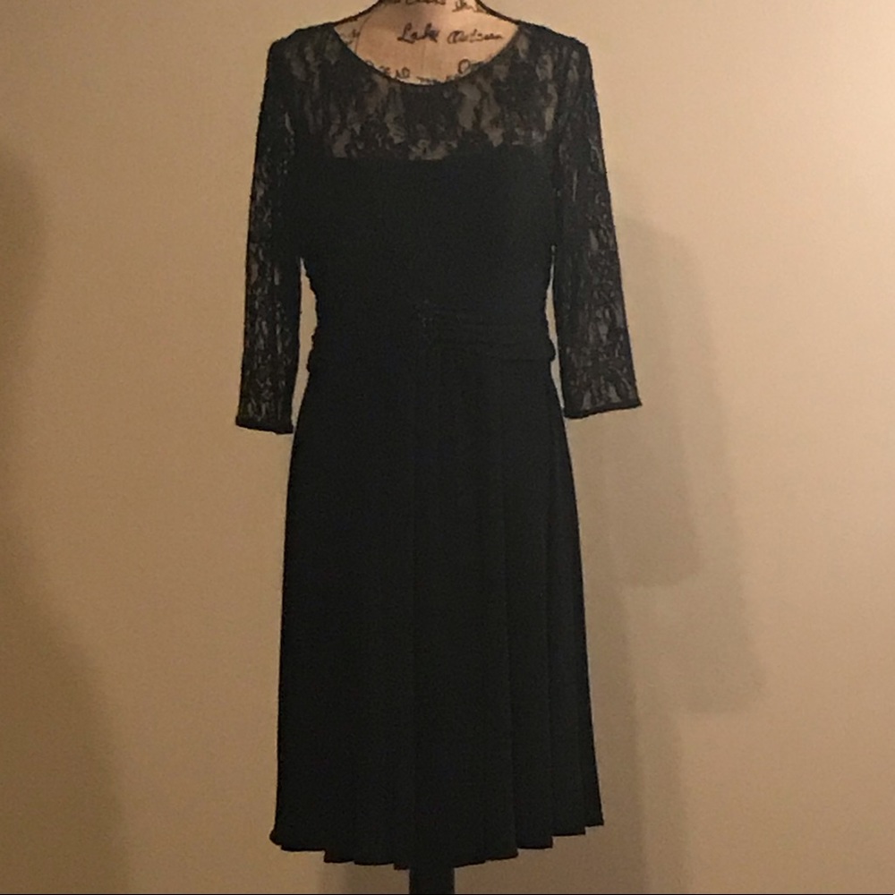 Black evening dress